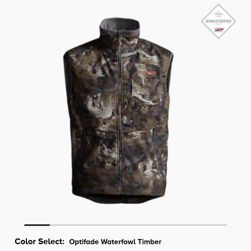 Sitka Dakota Vest - Optifade Waterfowl Timber - XXL
